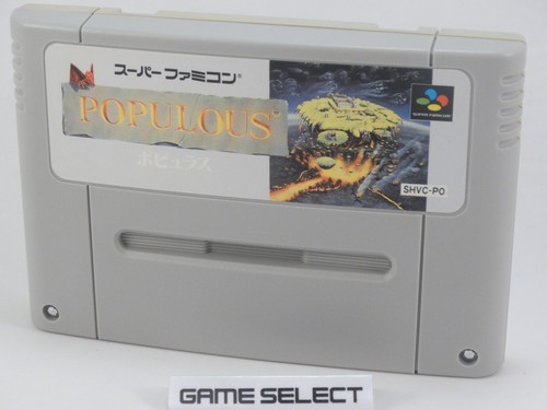 Populous nintendo super - nintendo,