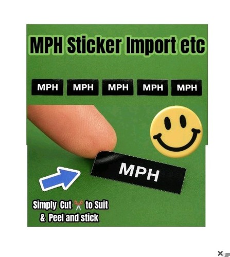 Mph stickers jap import - 5x,