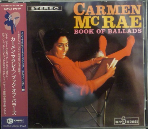 Carmen mcrae book of - -,
