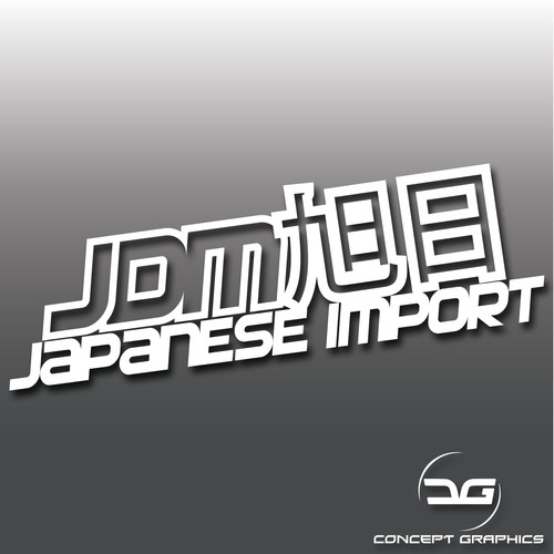 Jdm rising sun - kanji, drifting